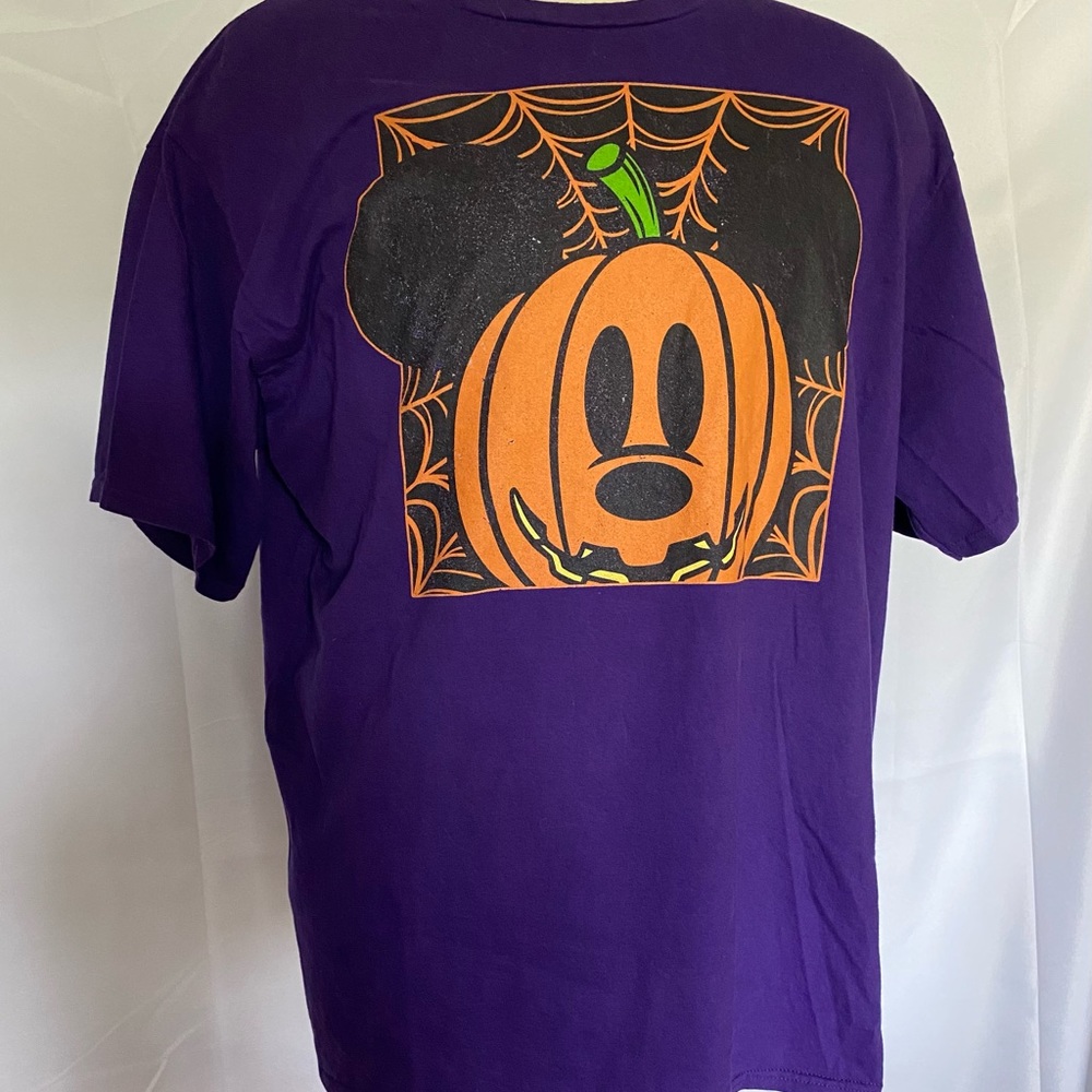 2XL Disney Halloween Mickey Purple T-Shirt.